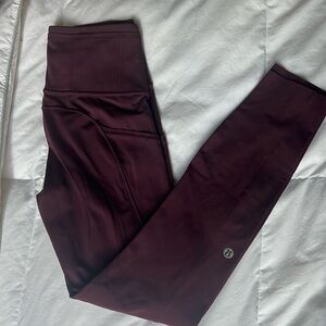 Lululemon fast & free tight! Sz 4! Worn twice!